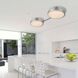 Cameron 1 Light 24 inch Polished Nickel Semi-Flush Mount Ceiling Light