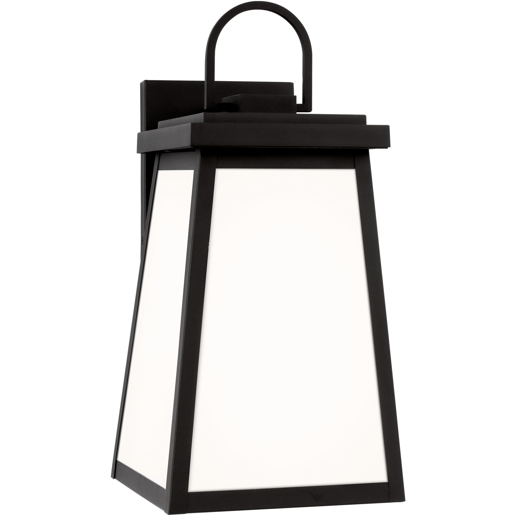 Founders 1 Light 18 inch Black Outdoor Wall Lantern