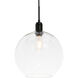 Emett 1 Light 13 inch Black Pendant Ceiling Light