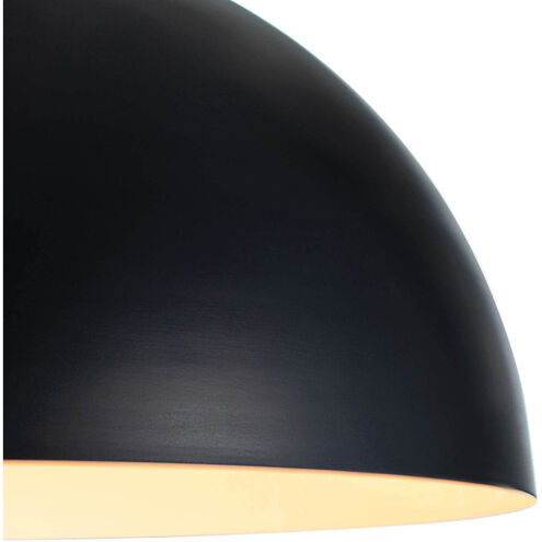 Peridot 1 Light 23.5 inch Black Outdoor Pendant, Large