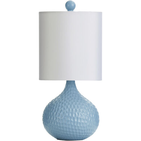 Signature 16.5 inch 60 watt Blue Table Lamp Portable Light