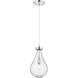 Downtown Urban Owego 1 Light 7 inch Polished Nickel Pendant Ceiling Light in Seedy