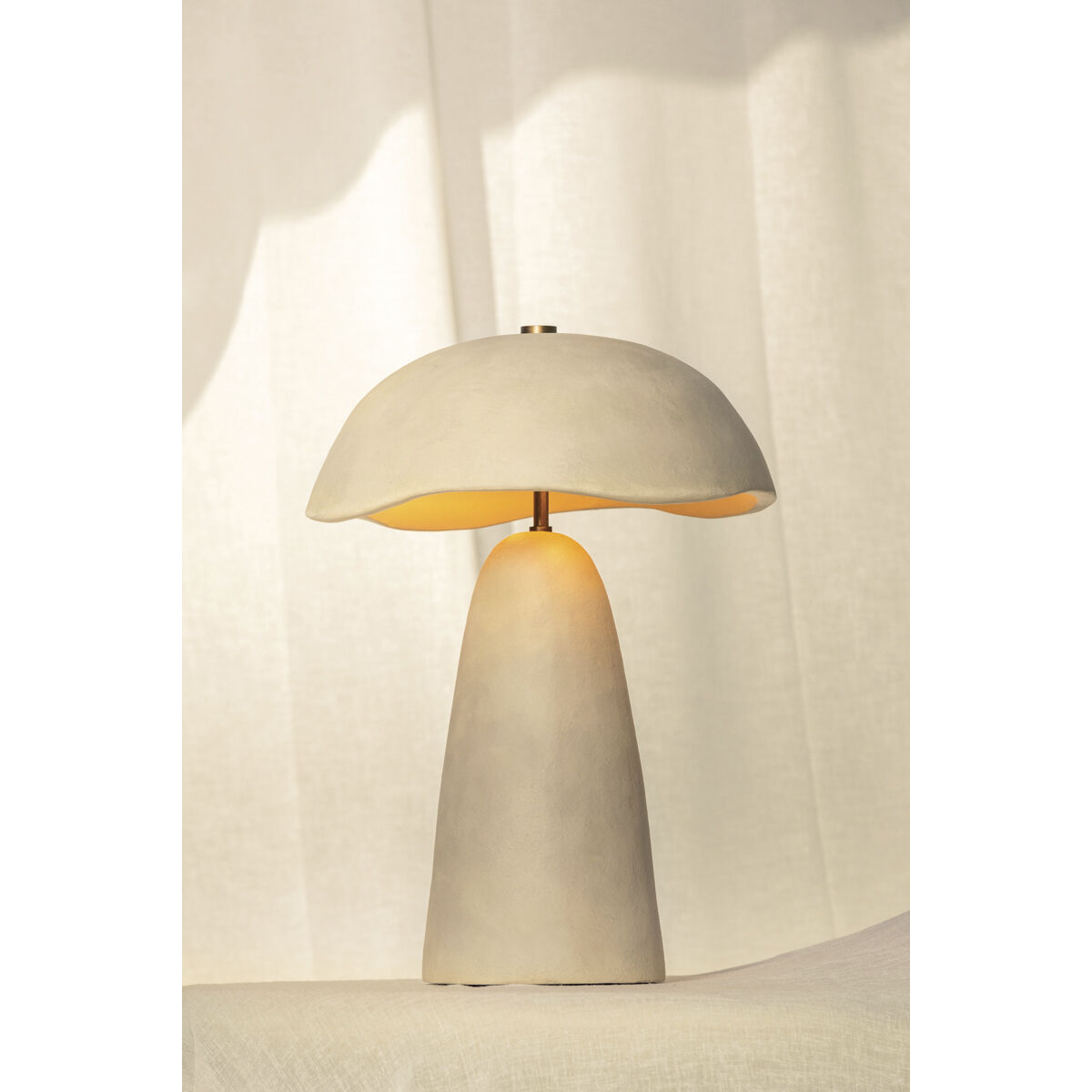 Soloma 20.75 inch 15.00 watt Patina Brass/Ceramic Artisan White Table Lamp Portable Light