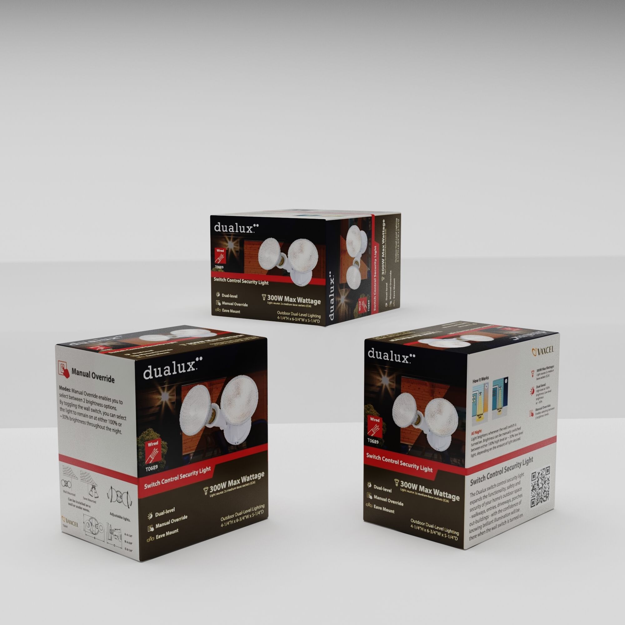 Outdoor Security LED 4.25 inch White Outdoor Security