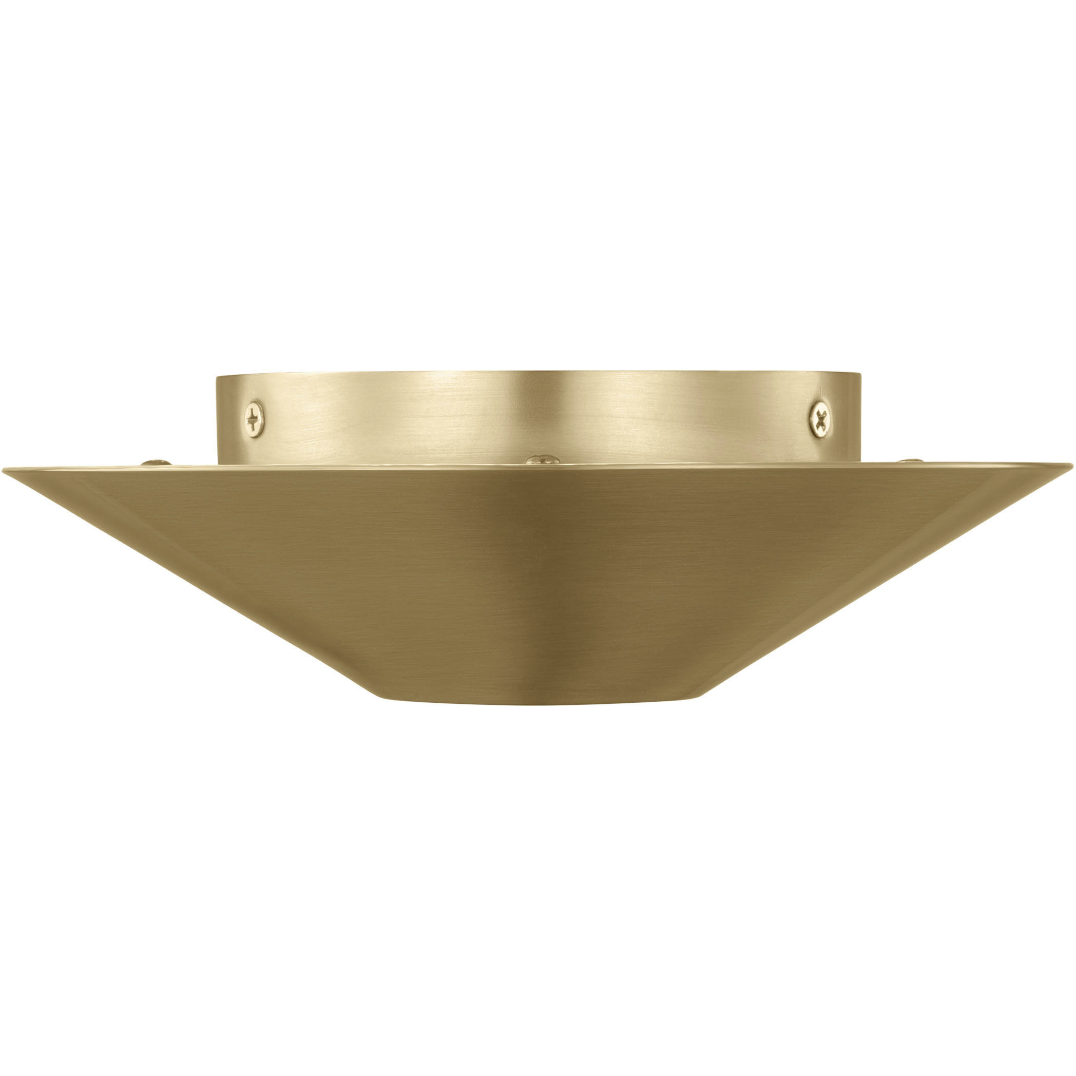Kelly by Kelly Wearstler Echo LED 8.38 inch Burnished Brass Flush Mount and Sconce Ceiling Light