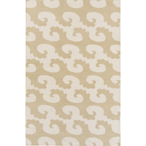 Yacht Club 132 X 96 inch Khaki, Cream Rug