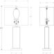Sumatra 23.5 inch 100.00 watt Dark Champagne Metallic Table Lamp Portable Light