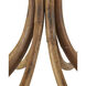 Samsara 8 Light 42.5 inch Saddle Tan Chandelier Ceiling Light, Medium