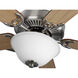 Builder 52 inch Brushed Nickel with Cherry/Natural Cherry Blades Ceiling Fan