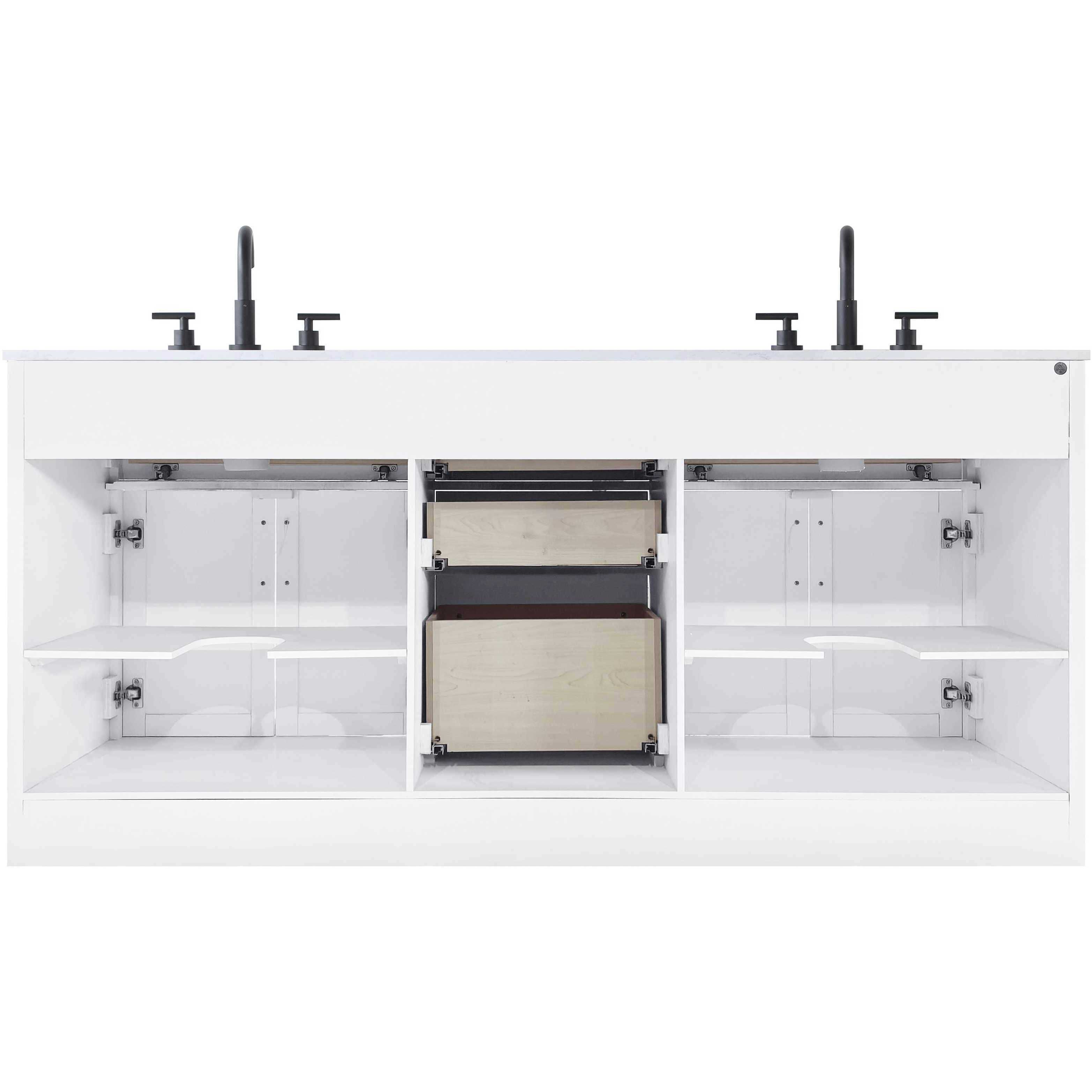 Alden 72 X 35 inch White Bathroom Vanity Cabinet