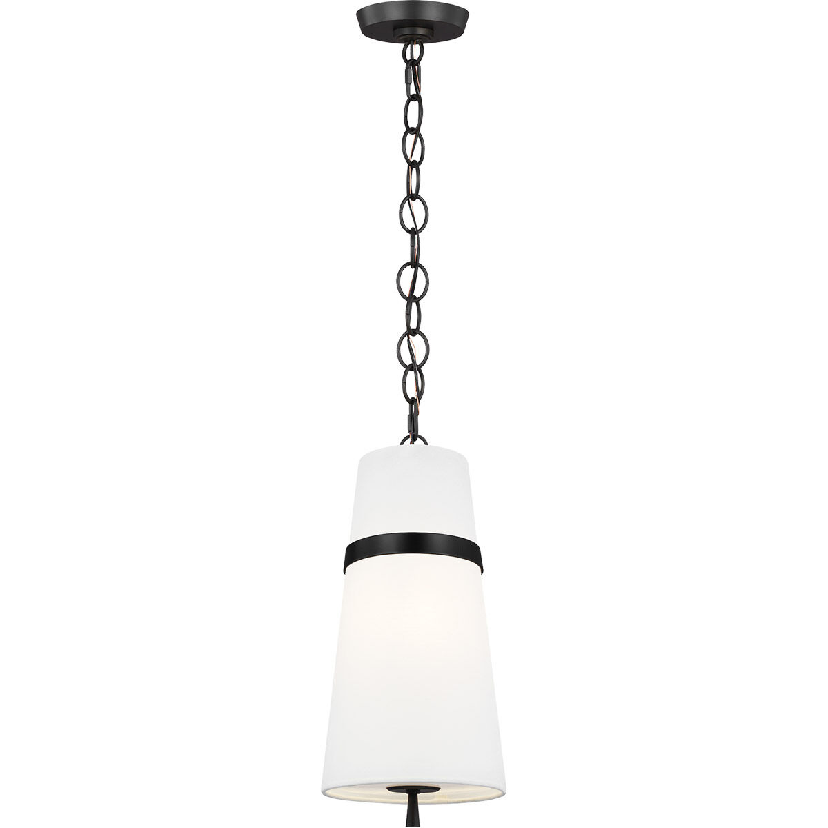 AH by Alexa Hampton Cordtlandt 1 Light 8 inch Aged Iron Pendant Ceiling Light
