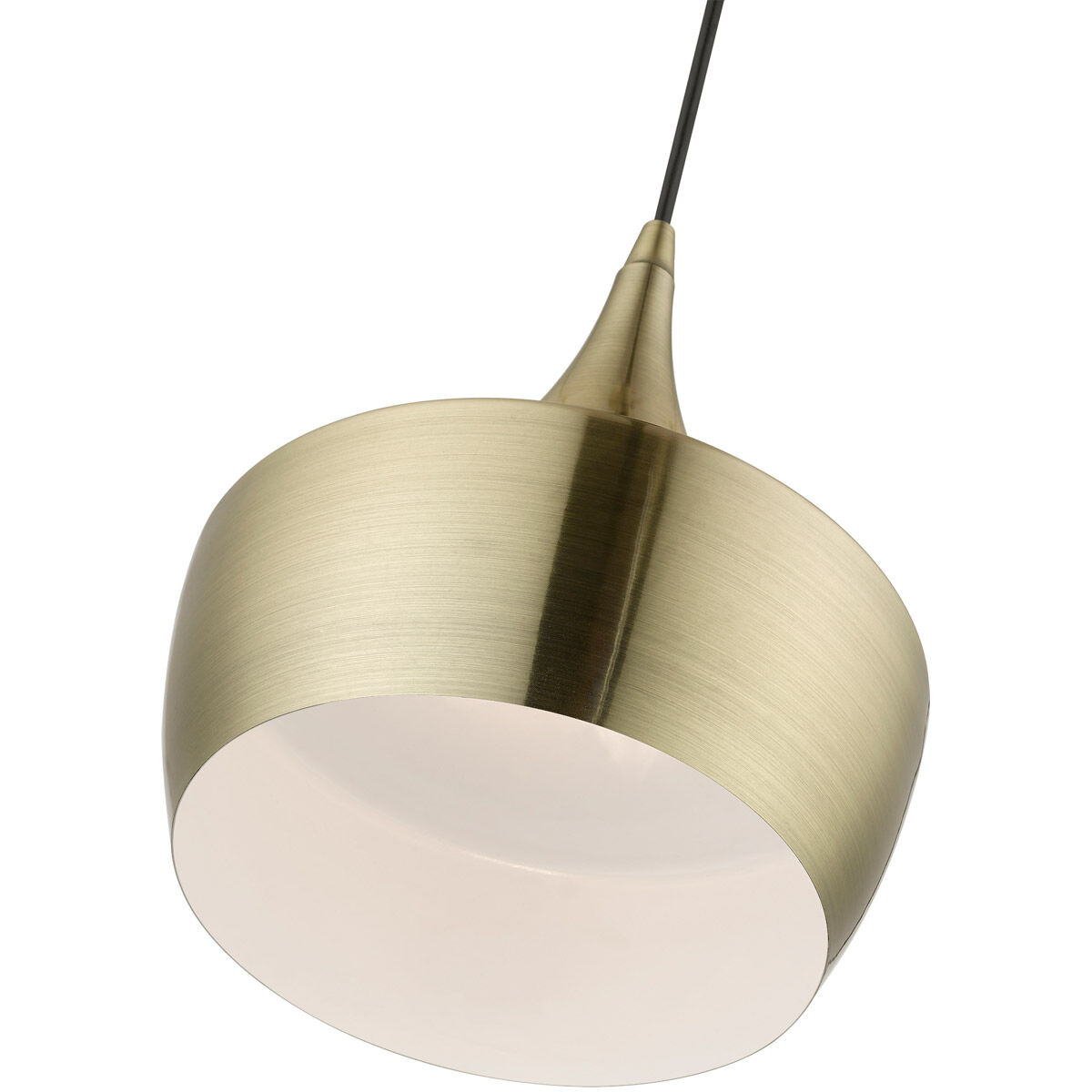 Waldorf 1 Light 10 inch Antique Brass Pendant Ceiling Light