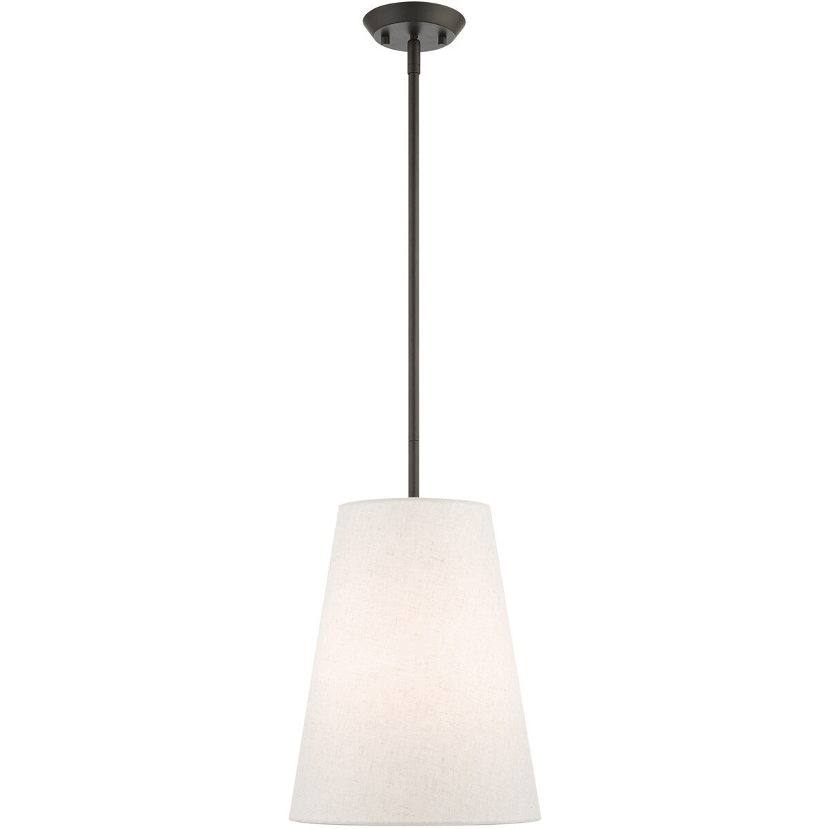 Prato 1 Light 11 inch Bronze Pendant Ceiling Light