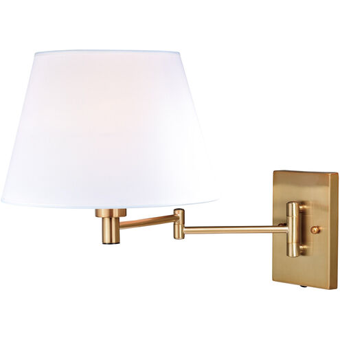 Chapeau 22 inch 60.00 watt Natural Brass Sensor Swing Arm Wall Light