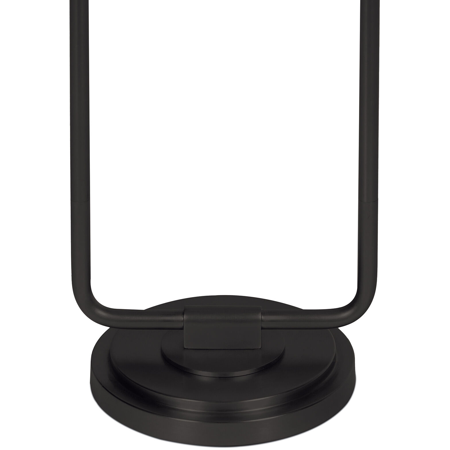 Polly 56 inch 60.00 watt Blackened Brass Floor Lamp Portable Light in White Scalloped Shade