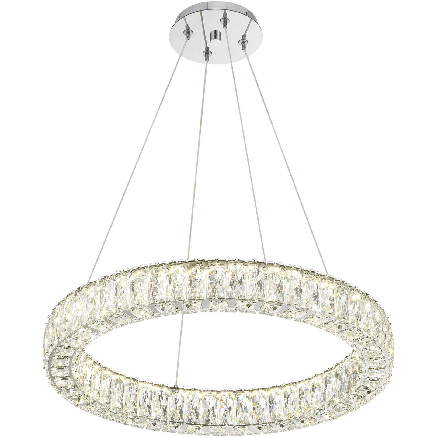 Dickinson 1 Light 24 inch Chrome Pendant Ceiling Light