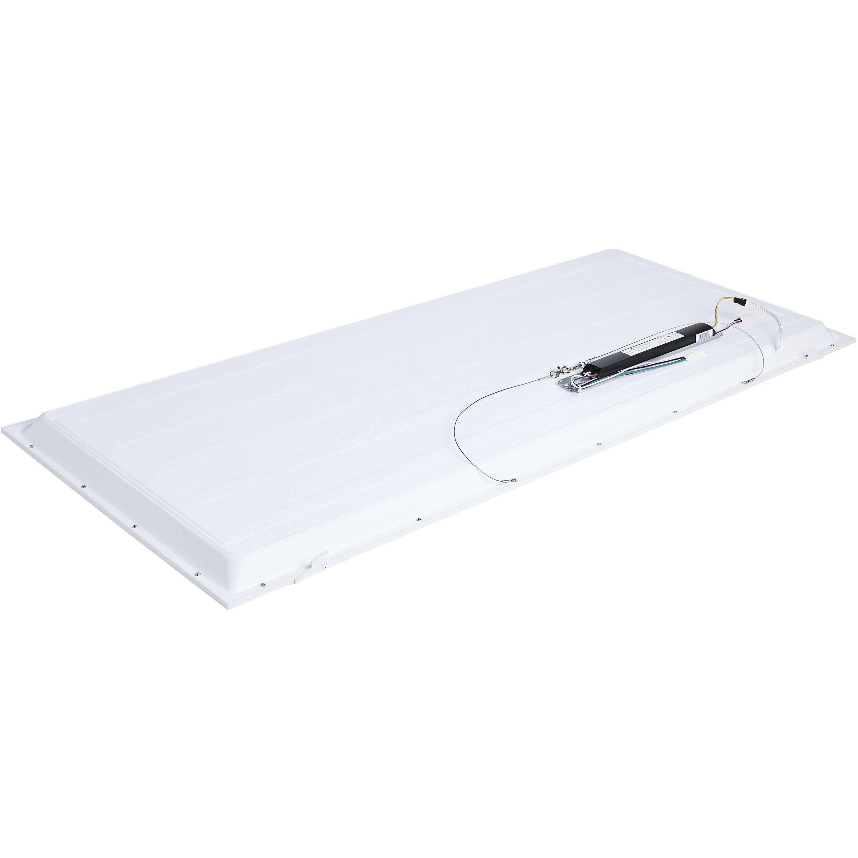 Brentwood LED 23.82 inch Matte White Flat Panel Ceiling Light, Backlit