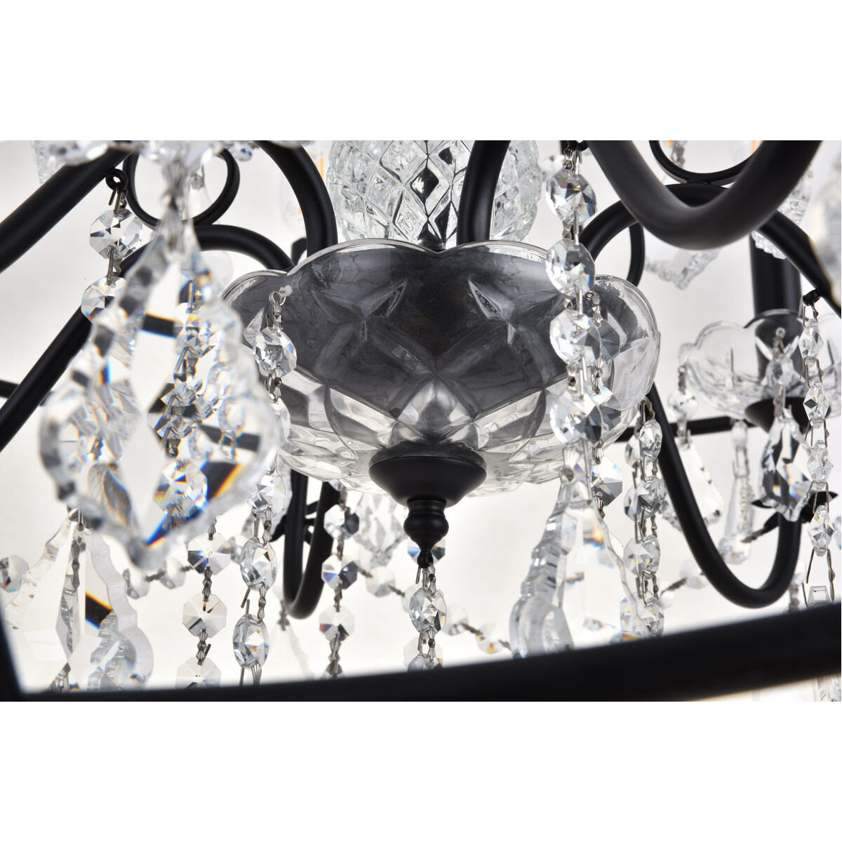 Cordelia 6 Light 26 inch black Pendant Ceiling Light