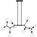 Nexpo LED 50.38 inch Coal Chandelier Ceiling Light, Island Light