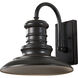 Redding Station 1 Light 12.5 inch Restoration Bronze Outdoor Wall Lantern, Medium