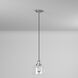 Franklin Restoration Bell 1 Light 8 inch Brushed Satin Nickel Mini Pendant Ceiling Light in Incandescent, Clear, Franklin Restoration