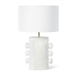 Maya 25.5 inch 150.00 watt White Table Lamp Portable Light