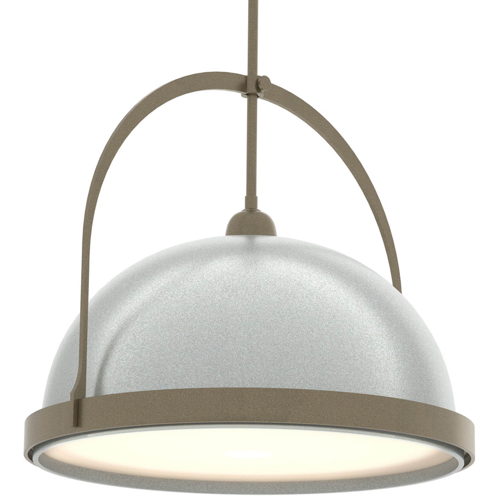Atlas 1 Light 21.7 inch Soft Gold and Vintage Platinum Pendant Ceiling Light in Soft Gold/Vintage Platinum, Large