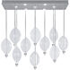 Embark 17 Light 59 inch Silver Pendant Ceiling Light