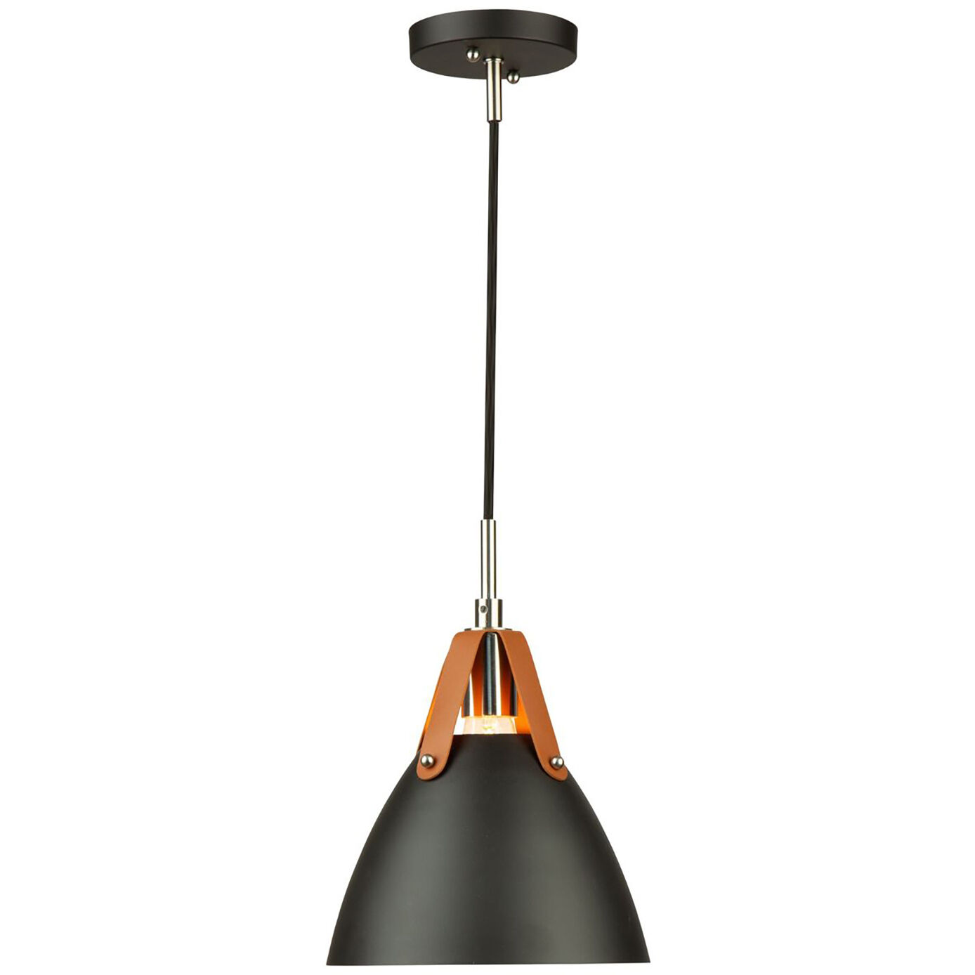 Tote LED 9 inch Black Pendant Ceiling Light