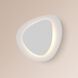 Abstract Panels LED 14.5 inch Textured White ADA Wall Sconce Wall Light