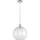 Ballston Athens Water Glass 1 Light 12 inch Polished Nickel Mini Pendant Ceiling Light