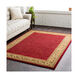 Marash 91 X 31 inch Red and Neutral Runner, Polypropylene