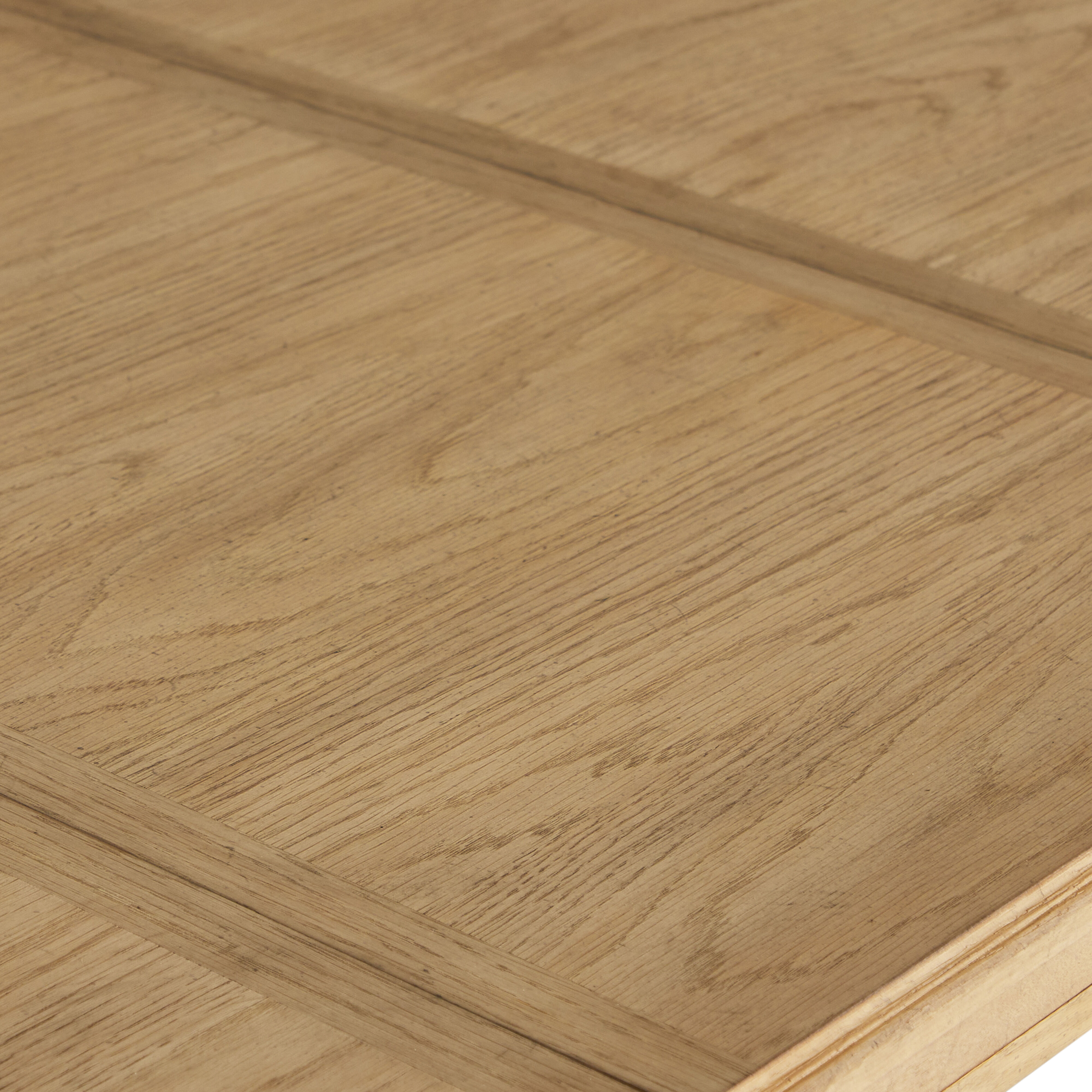 Mathis 86 X 40 inch Bleached French Oak Extension Dining Table