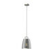 Caliper 1 Light 9.9 inch Sterling Pendant Ceiling Light in Plated Smoke