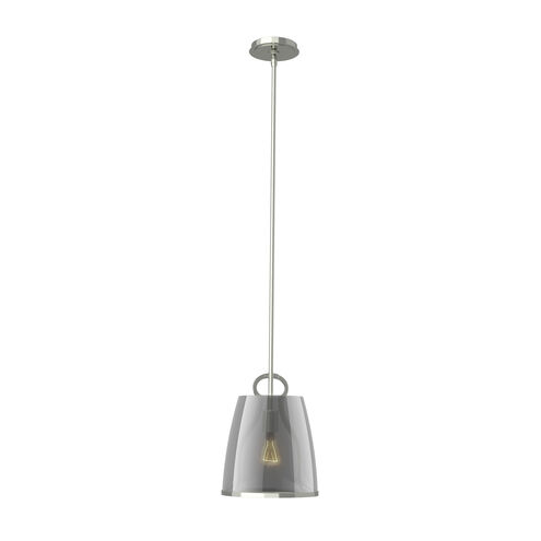 Caliper 1 Light 9.9 inch Sterling Pendant Ceiling Light in Plated Smoke