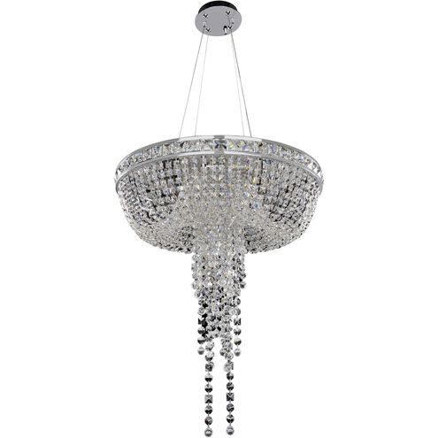 Cascata 6 Light 24 inch Chrome Pendant Ceiling Light