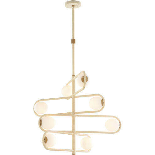 Sol 8 Light 31 inch Brown Chandelier Ceiling Light