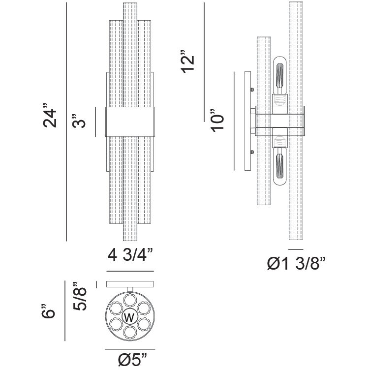 Kellan Wall Sconce Wall Light in Matte Black