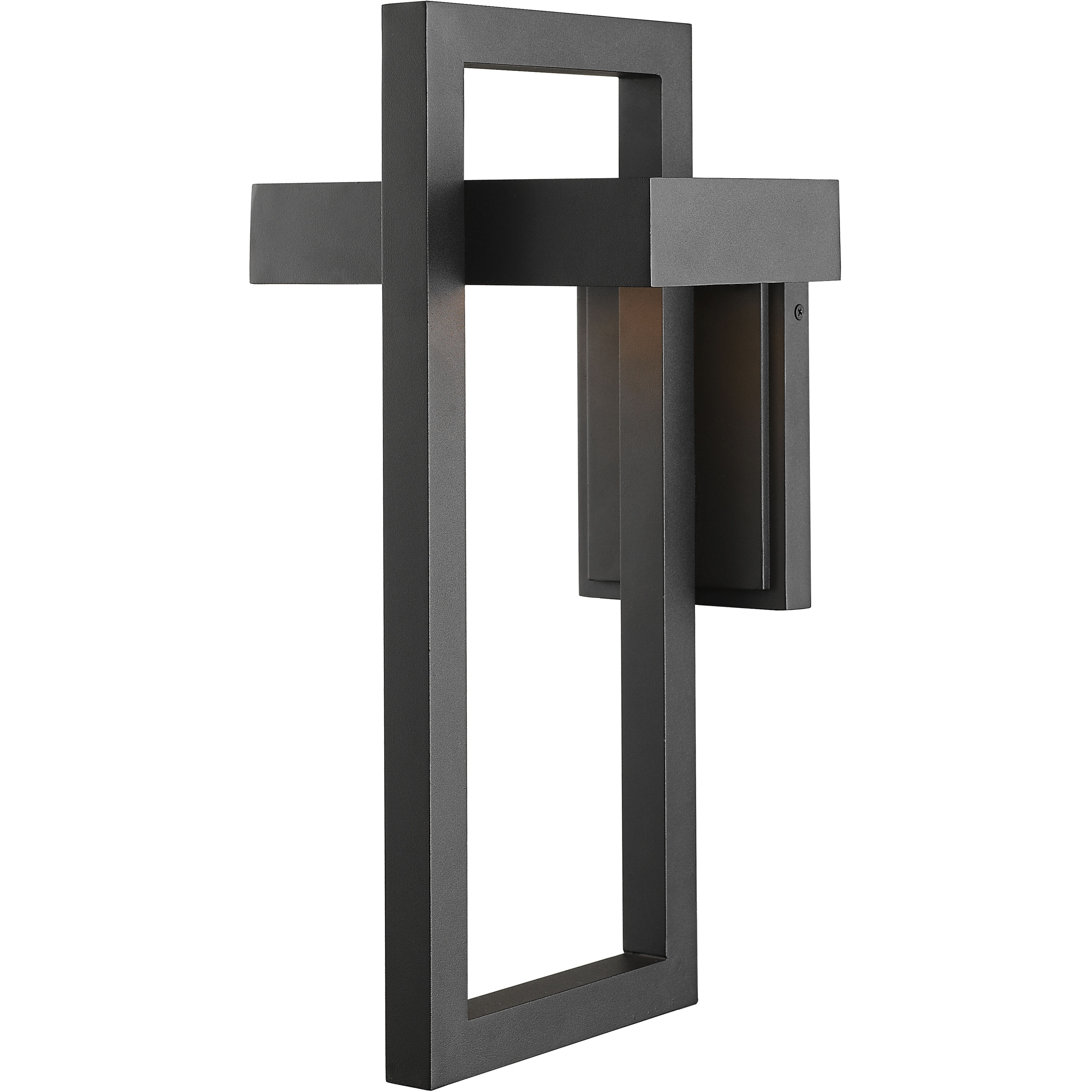 Luttrel LED 18 inch Black Outdoor Wall Light