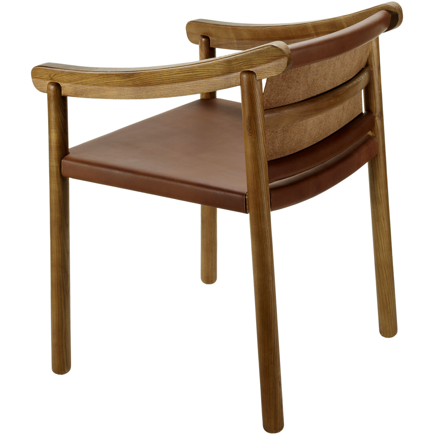 Raymond Top: Tan; Base: Brown Dining Chair