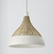 Kali 1 Light 14 inch Matte White Pendant Ceiling Light