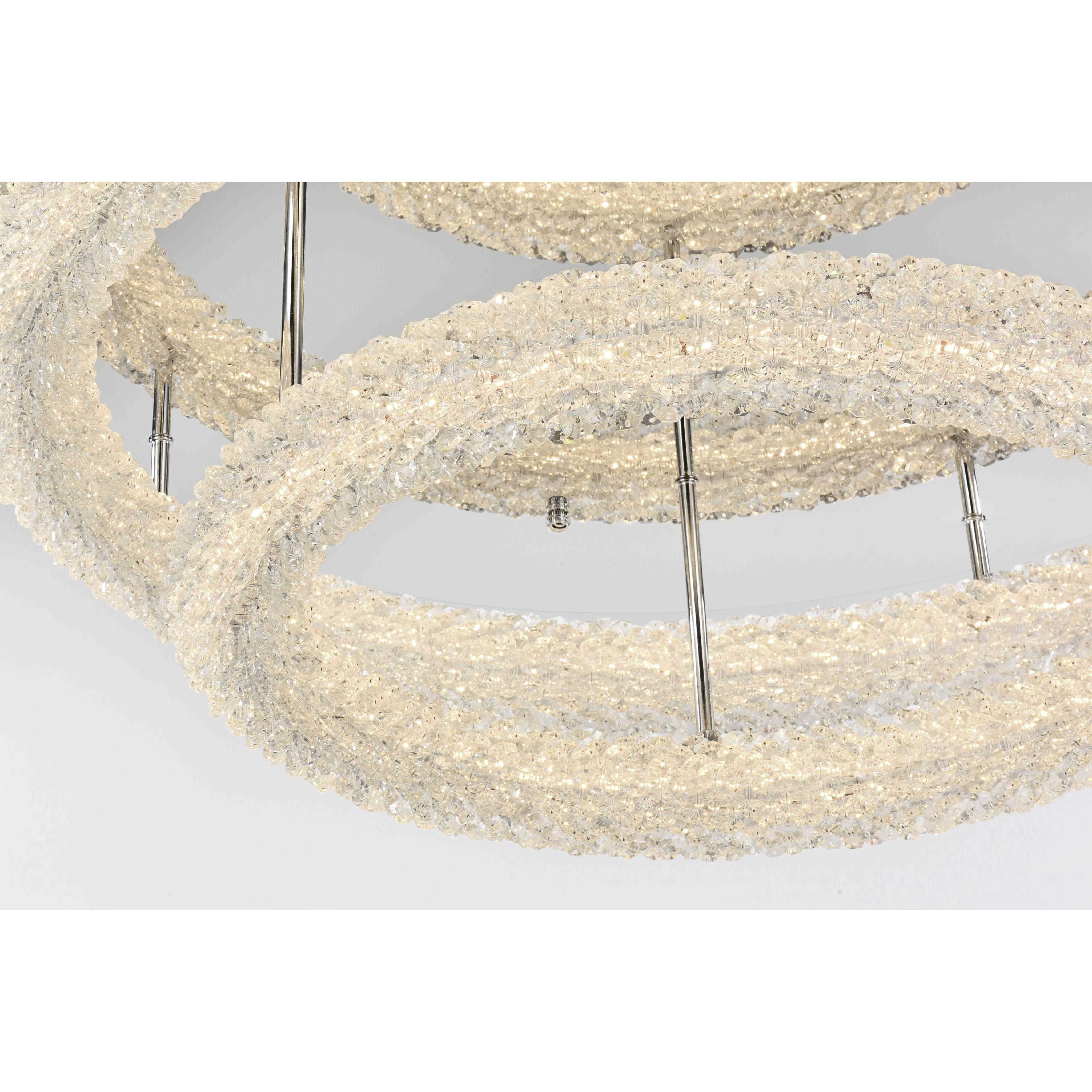 Bowen 2 Light 29.5 inch Chrome Flush Mount Ceiling Light