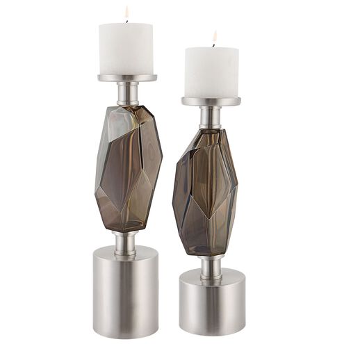 Ore 17 X 5 inch Candleholders