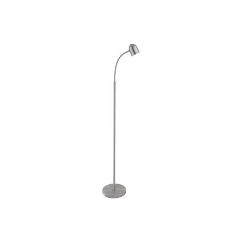 Tiara 51 inch 5.00 watt Brushed Nickel Floor Lamp Portable Light