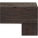 Evander 39.5 X 39.5 inch Rustic Brown Coffee Table