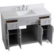Moore 48 X 22 X 34 inch Grey Vanity Sink Set