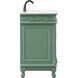 Bordeaux 48 X 22 X 36 inch Vintage Mint Vanity Sink Set