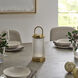Sean Lavin Tawa 11 inch 2.20 watt Natural Brass Outdoor Rechargeable Table Lamp