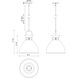 Alora Mood Waldo 1 Light 14 inch Matte Black and Aged Gold Pendant Ceiling Light