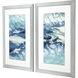 Abstract Blue and Green Framed Art, Propac